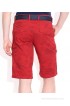 Celio Red Cotton Printed Shorts